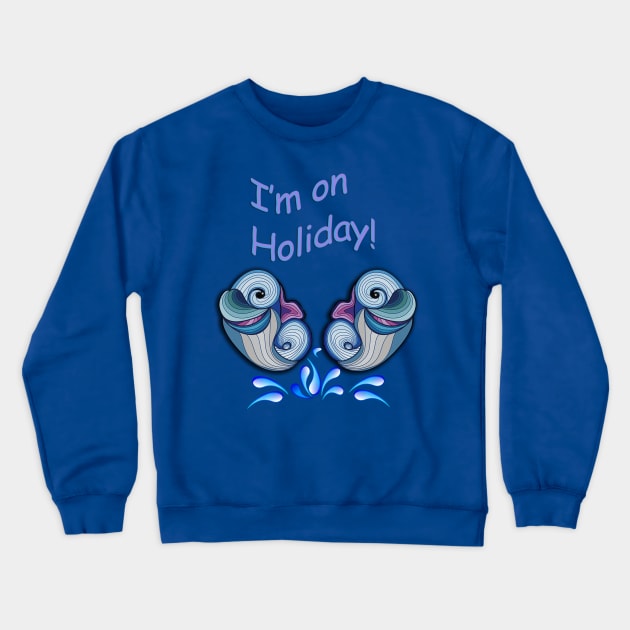 Baby Dolphins Crewneck Sweatshirt by Just Kidding by Nadine May